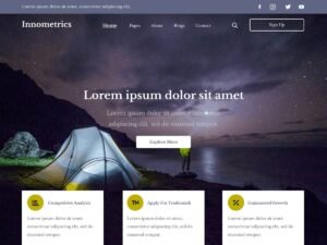 Innometrics Marketing presence seo WordPress Theme