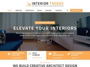 Interior Trends design websites WordPress Theme