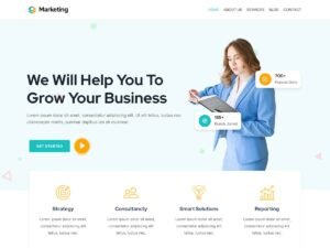 Kortez Marketing websites agency WordPress Theme