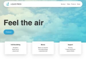 LIQUID AIR  WordPress Theme