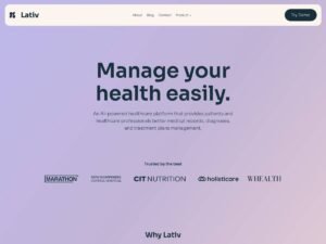 Lativ block businesses WordPress Theme