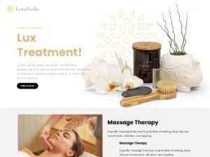 Lotuwella amp design WordPress Theme