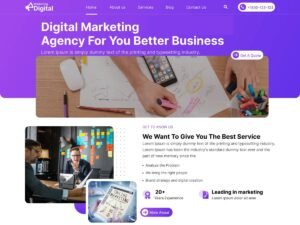 Marketr marketing marketer WordPress Theme