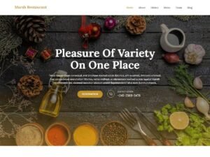 Marsh Restaurant elementor demo WordPress Theme
