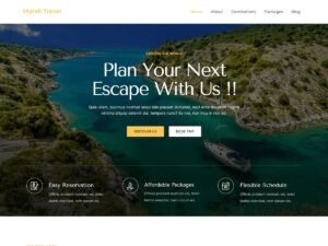 Marsh Travel elementor demo WordPress Theme