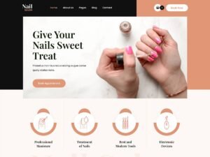 Nail Salon Lite beauty hair WordPress Theme
