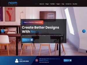 Neom Blog business amp WordPress Theme