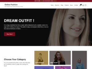 Online Fashion seo woocommerce WordPress Theme