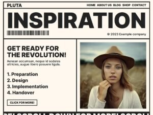Pluta portfolio business WordPress Theme