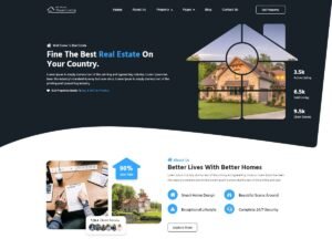 Property Listing Elementor properties estate WordPress Theme