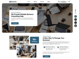 Quantic business template WordPress Theme