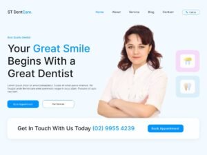 ST Dentcare services dentists WordPress Theme