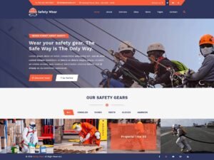 Safety Wear businesses equipment WordPress Theme