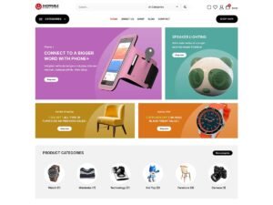 Shoppable Marketplace ecommerce sites WordPress Theme