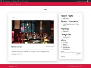 SpicyRestro dishes starter WordPress Theme