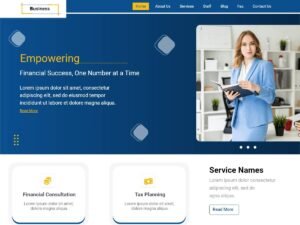 The Corporate Business businesses search WordPress Theme