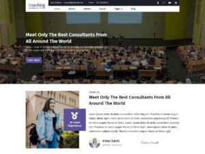 Tuition Coaching Center businesses training WordPress Theme