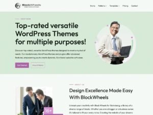 WPWheels website patterns WordPress Theme