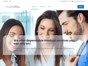healthzplus healthcare professionals WordPress Theme