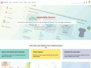 wpmobile performance amp WordPress Theme