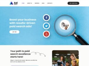 Ad Agency Lite firm seo WordPress Theme