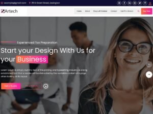 Artech websites business WordPress Theme