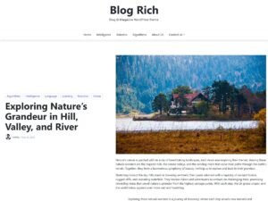 Blog Rich elegant bloggers WordPress Theme