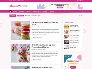 Blogger Portal experience bloggers WordPress Theme