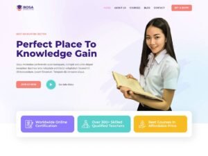 Bosa Educare education sites WordPress Theme