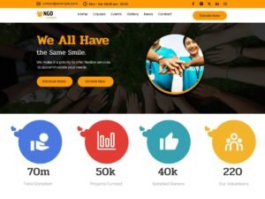 Classic Charity NGO community organizations WordPress Theme