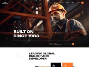Constructo Build construction support WordPress Theme