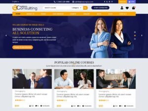 Expert Business Consultant consulting consultants WordPress Theme
