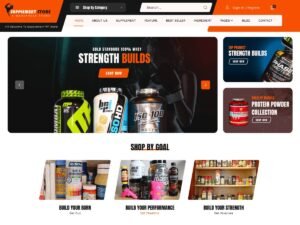 Fitness Supplement Store user businesses WordPress Theme