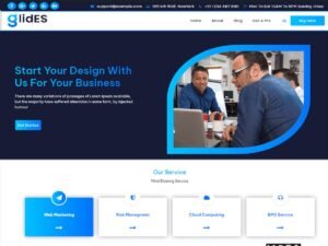 Glides websites business WordPress Theme