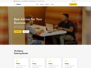 Gutenify Fiscal website plugin WordPress Theme