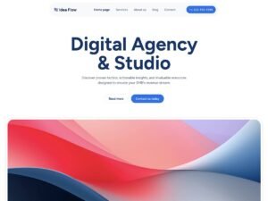Idea Flow business pages WordPress Theme