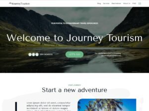 Journey Turism turismo travel WordPress Theme