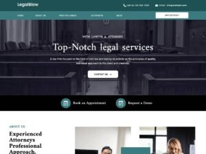LegalBlow users website WordPress Theme