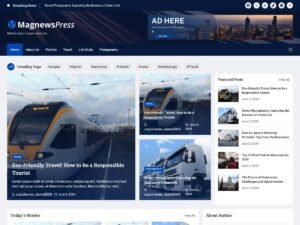 MagnewsPress news magazine WordPress Theme