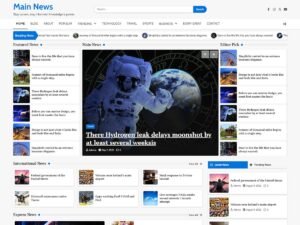 Main News design magazines WordPress Theme
