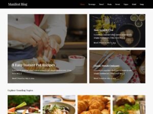 Manifest Blog kantipur themes WordPress Theme
