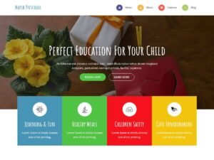 Marsh Preschool elementor options WordPress Theme