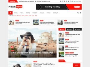Newshike news magazine WordPress Theme