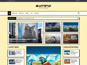 Newspaper Vibrant websites website WordPress Theme