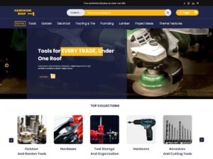 Retail Hardware Store business owner WordPress Theme