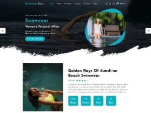 Swimwear Shop swim store WordPress Theme