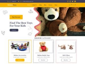 Toy Store FSE options experience WordPress Theme