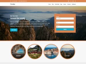 Travelyo travel tour WordPress Theme