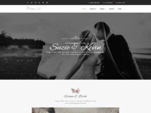 Wedding Elementor weddings business WordPress Theme