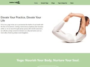 Zenflow Yoga journey mind WordPress Theme
